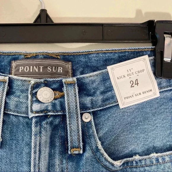 NWT Point  Sur J. Crew 11" kick out crop jeans - Picture 2 of 6